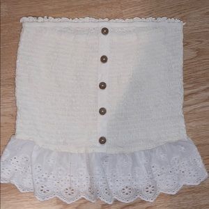 White tube top